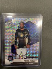 2020-21 Mosaic Kevin Durant #296 Finals MVPs Silver Holo Prizm Brooklyn Nets