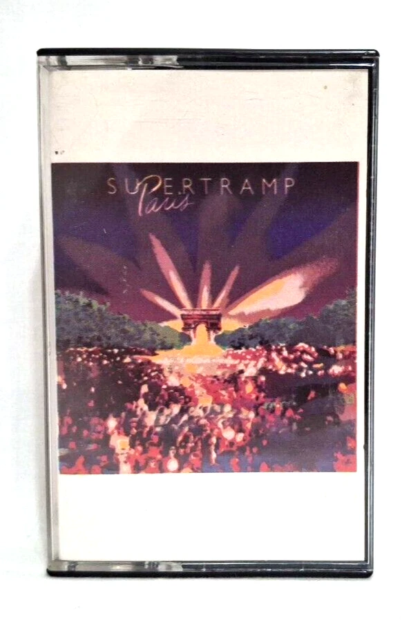 Vintage 1980 Original Supertramp Paris Cassette Tape Progressive Pop Art Rock - Image 3 of 4