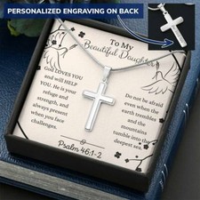 Gift For Christian Daughters Confirmation Gift, Christmas Jewelry, baptism gift