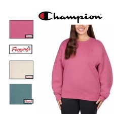 Champion Ladies' Sueded Crewneck Pullover Sweatshirt  B33
