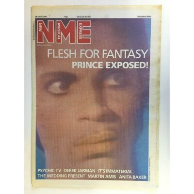 NEW MUSICAL EXPRESS NME MAGAZINE 26 APRIL 1986 PRINCE EXPOSED!  LS