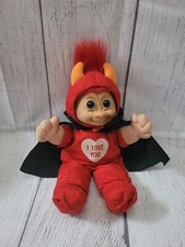 Russ Berrie Troll Doll Devil I Love You Plush