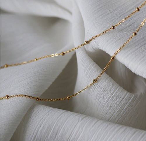 Women Girl Titanium Stainless Steel CZ Evil Eye Gold Coin Chain Necklace 16-18" - 第 10/11 張圖片
