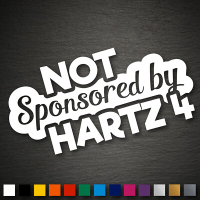 13399 Not Sponsored by Hartz 4 Aufkleber 200x96mm Shocker OEM JDM DUB FUN Eltern
