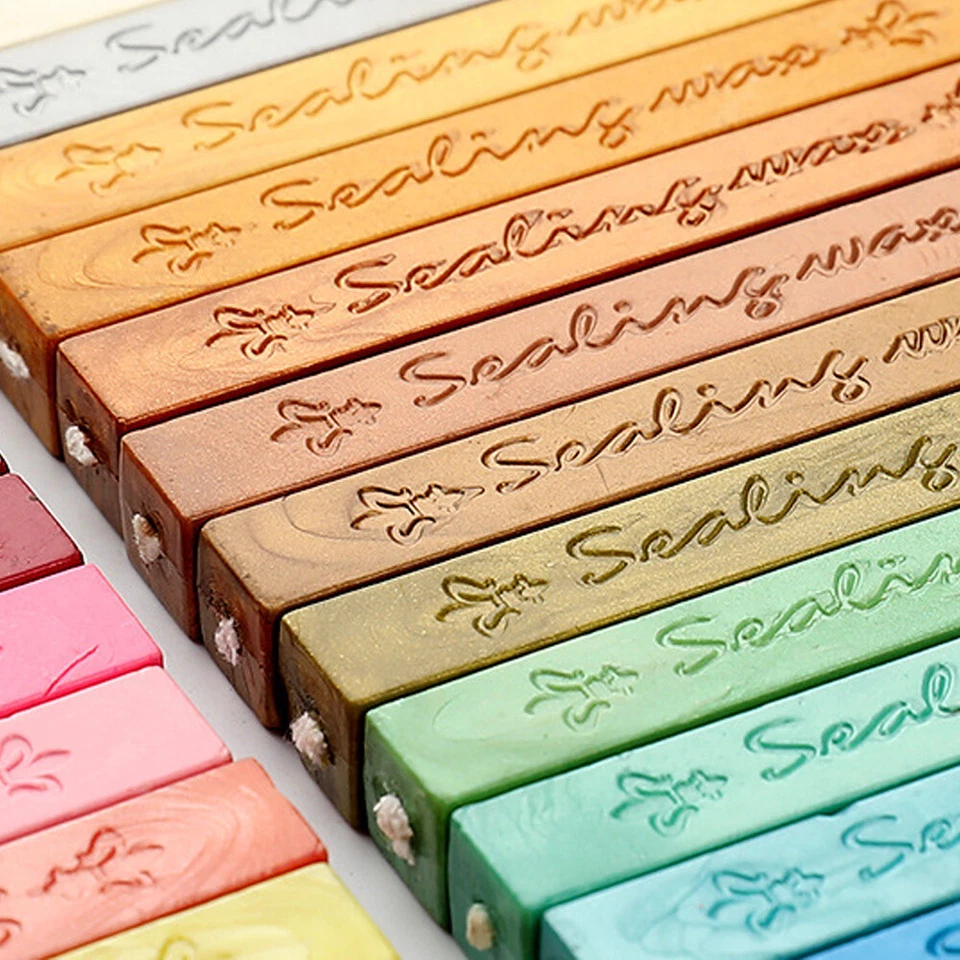 Kit de sellos de cera de sellado con mechas de sello de cera vela de fusión carta de boda Foto 2 de 4