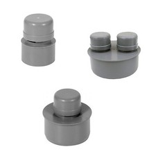 Air Admittance Valve Soil Pipe End Cap Anti Syphon Valve Push Fit Socket Plug G