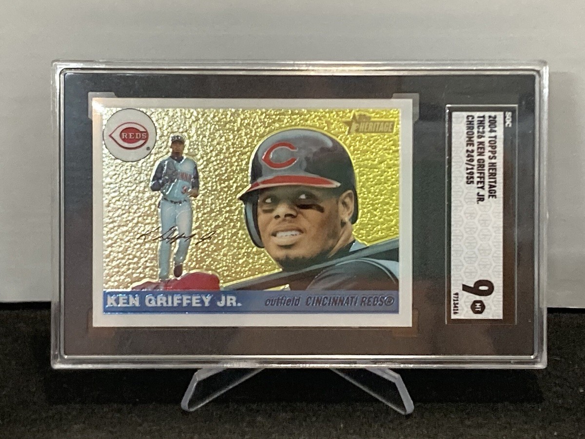 Slabbed 2004 Topps Heritage KEN GRIFFEY Jr. Chrome SGC 9 Ser