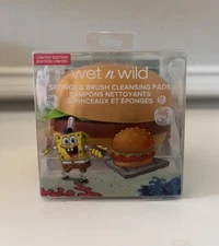Wet N Wild Spongebob Krabby Patty Sponge & Brush Cleansing Pads Limited Edition