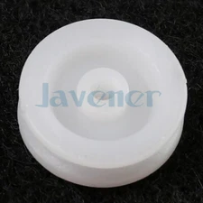 10pcs Plastic Sheave V-belt Pulley 13mm White Timing Pulleys 2mm R Hole for DIY