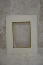 Photo photo monture bord biseauté beige doré bleu 25,5 cm x 20,5 cm