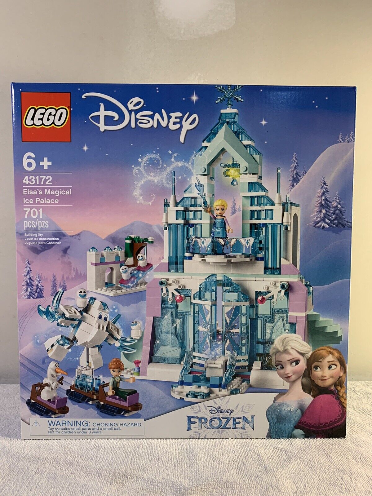 New LEGO Disney: Elsa's Ice Palace 43172, Retired, Sealed In Box