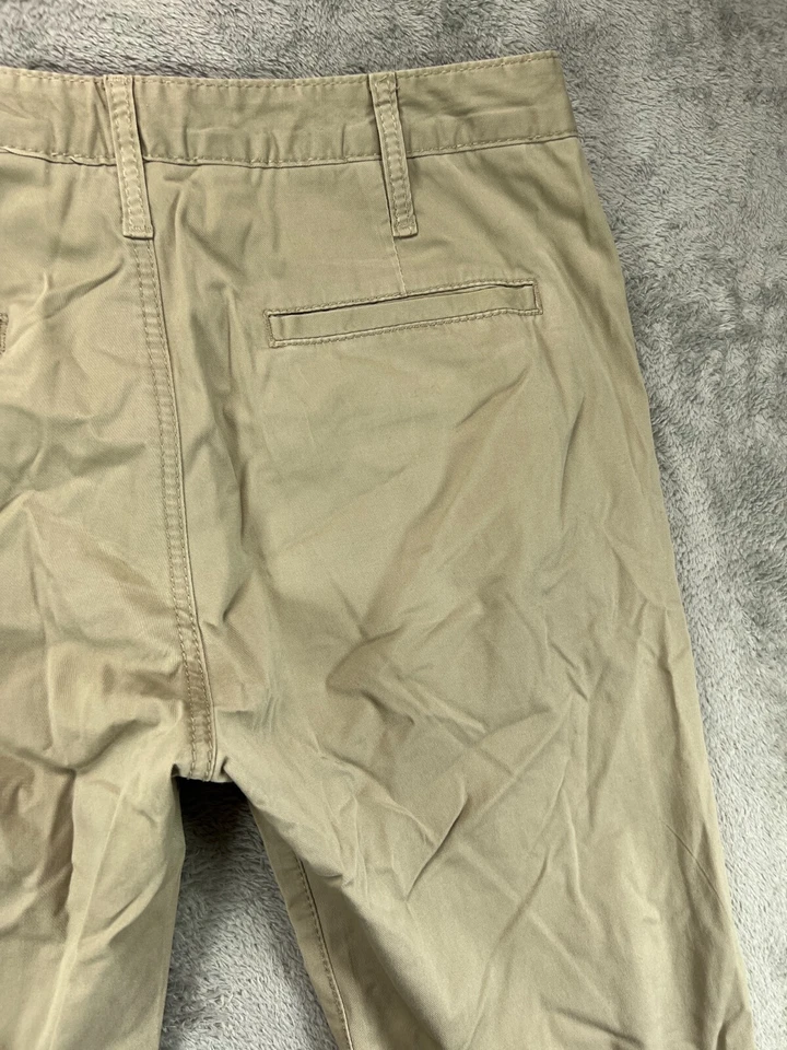 Pantalones chinos rectos con hebilla BKE JAKE 34R para hombre caquis beige 34x31 informales Foto 2 de 4