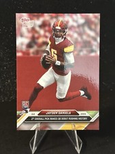 2024 Topps Now Football Jayden Daniels RC #3 Commanders Rookie Card
