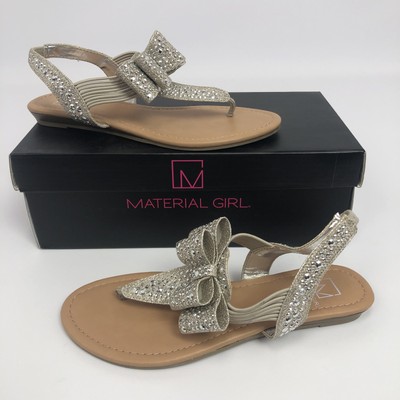 material girl shayleen flat thong sandals