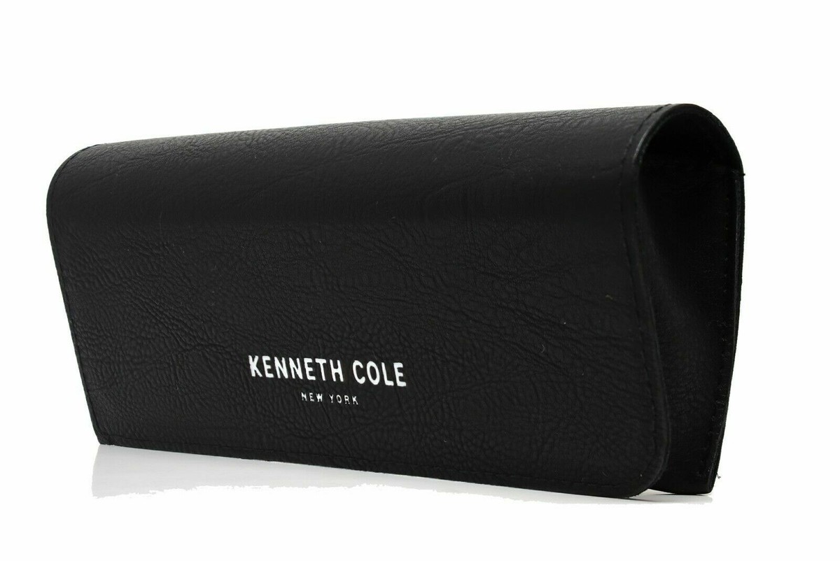 KENNETH COLE Black Case for Eyeglasses Sunglasses Faux Leather New