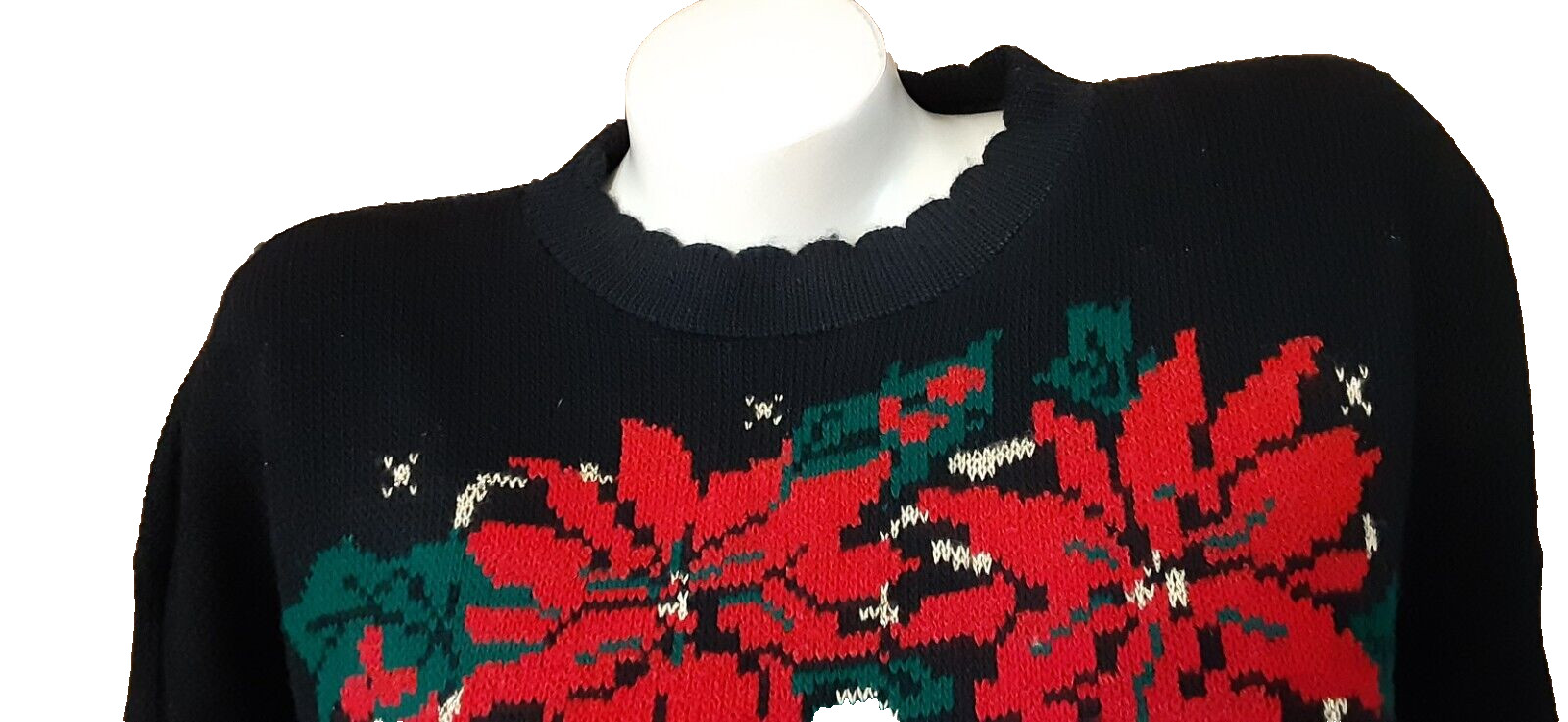 NutCracker™ Christmas Sweater Pullover Black Red … - image 2