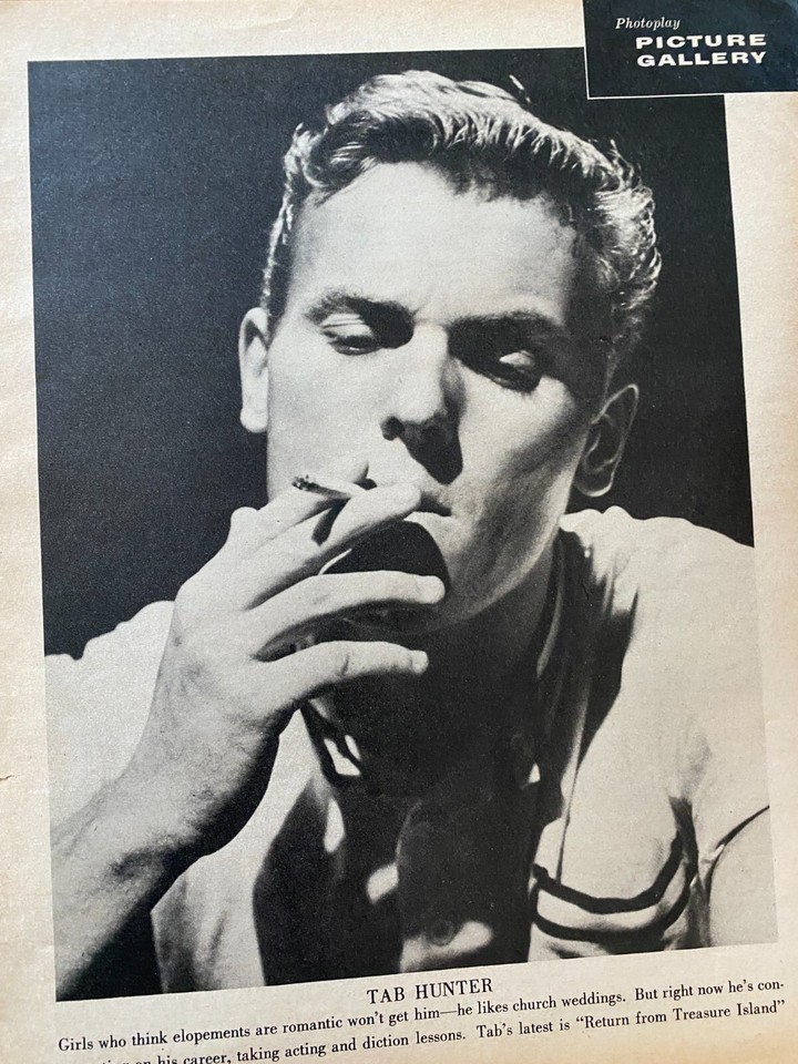 Jane Russell, Tab Hunter, Double Full Page Vintage Pinup | eBay