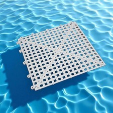 White Marine Surface 1'x1' Interlocking Tiles Boat Storage Compartment Flooring