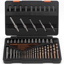 Screw Extractor Set, 55 Pieces Easy Out Bolt Extractor Set, Multi-Spline Extr...