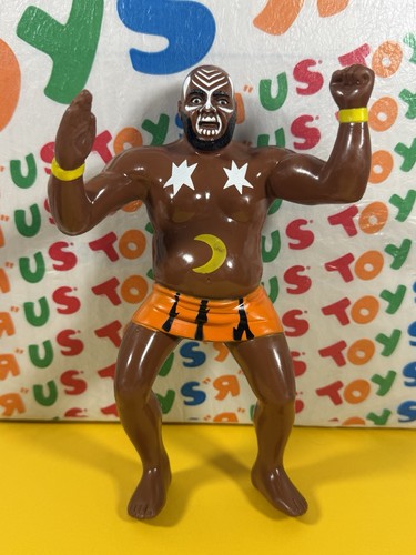 WWF LJN Kamala NM++ !! Vintage Titan Sports Origin...