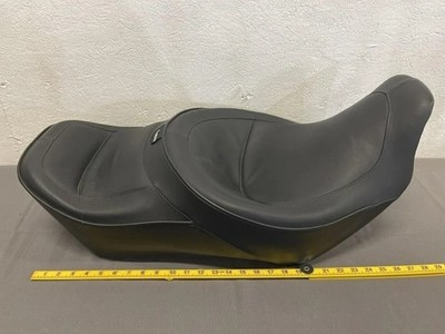 Corbin Dual Touring Seat for Harley Dyna 1996 2003   Black Leather