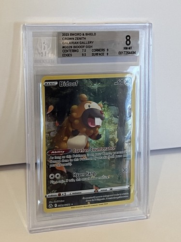 Bidoof graded BGS 8 for sale on eBay