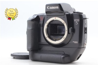 Canon EOS 5 QD 35mm Film Camera w/Vertical Grip VG10 A2 A2E [Top MINT] Japan
