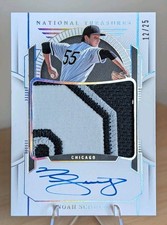 Noah Schultz 2024 Patch Auto /25 SSP Panini National Treasures PMS-NS White Sox