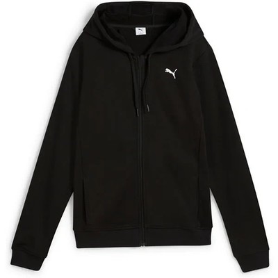 PUMA TAD ESSENTIAL W FT FZ / Trainingsjacke mit Kapuze Damen / black / 525896