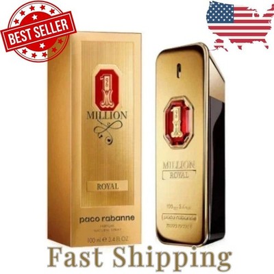 1 Million Royal by Paco Rabanne 3.4 oz (100ml) Parfum Spray for Men New Sealed