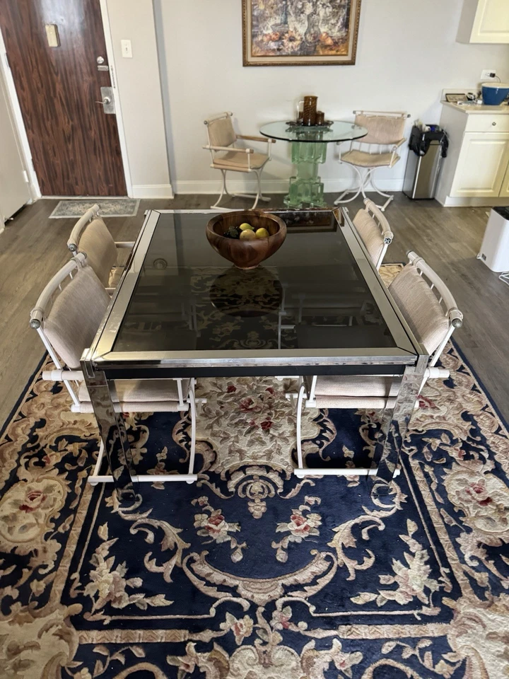 Juego de 6 sillas de comedor Cleo Baldon Aspen director de campaña MCM Foto 4 de 4