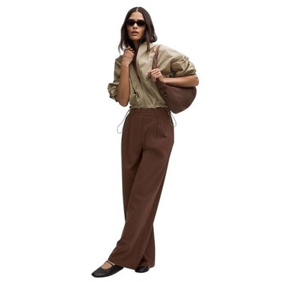 Lululemon Women's Sequoia Brown Daydrift High-Rise Luxtreme Trouser Size XS