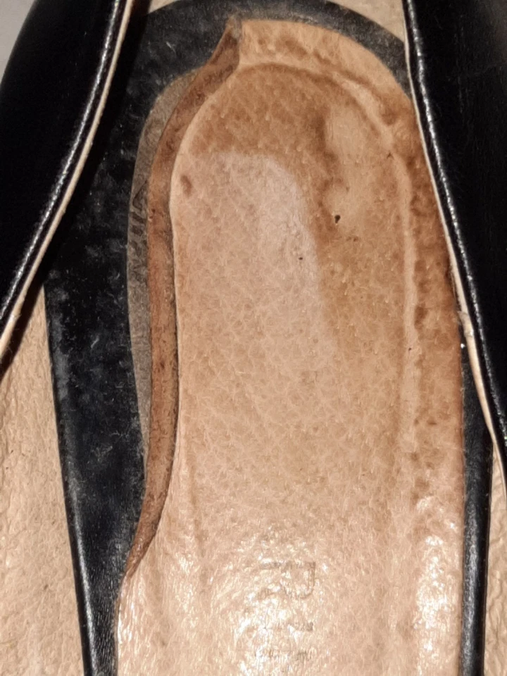 Décolleté Tutta In Pelle E Cuoio Da Hostess Di Volo Molto Molto Usats - Immagine 3 di 4