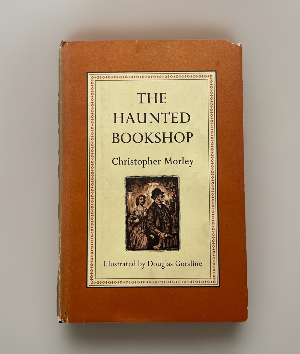 The Haunted Bookshop Christopher Morley Vintage Hardcover Book 1955 Dust Jacket