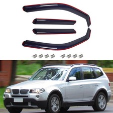 Wind Deflectors for BMW X3 E83 2003-2010 5-Door SUV 4pc Smoke Tinted UK