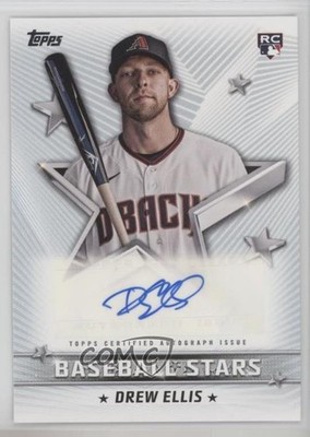 2022 Topps Series 1 Baseball Stars Drew Ellis #BSA-DE Rookie Auto RC 0l2