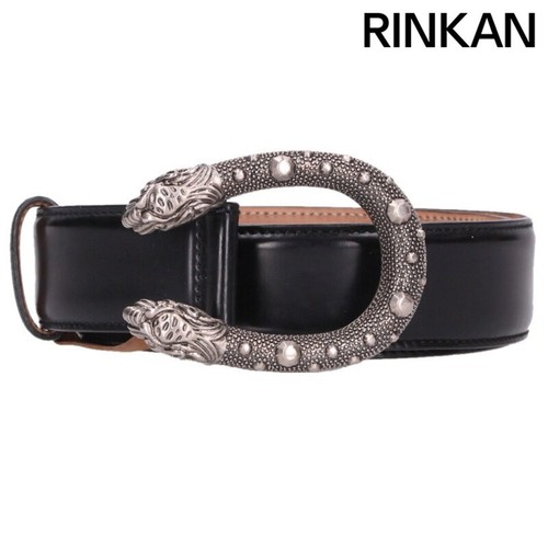 Gucci 451155 Tiger Head Buckle Belt Men 85 Used 4144f94d9241db0716725c73984adda7