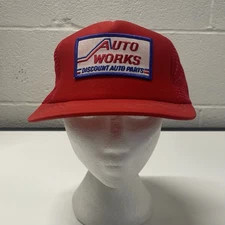 VTG 80’s Auto Works Discount Parts SnapBack Truckers Hat OSFA
