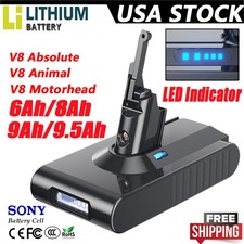 For Dyson V8 Battery SV10 Absolute Cordless Vacuum Cleaner Lithium-ion Battery
