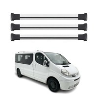 DachträGer GrundtäGer FüR Nissan Primastar 2001-2014 75Kg Aluminium Silber 3Tlg