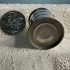 Vintage Collapsible Tin Cup w/ Embossed Hunting Dog Scene, Pocket Size — photo 4