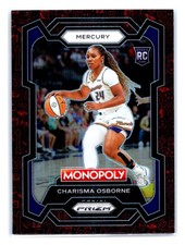 Charisma Osborne 2024 Panini Prizm Monopoly Red WNBA #20 Phoenix Mercury Rookie