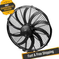 SPAL 30102113 16" Extreme Performance Puller Electric Fan with Curved Blades