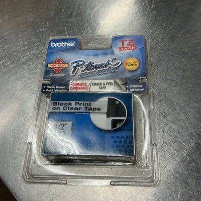 NEW P-TOUCH ELECTRONIC LABELING SYSTEM TZ TAPE PT# TZ-131 FREE SHIPPING