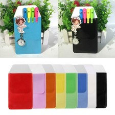 5Pcs/Bag PVC Pen Bags Pencil for Case Pocket Protector Office Hospital Doctor nu