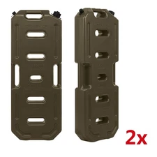 2x 20L 5 Gallon Fuel Can Emergency Backup Gas Tank Fit For Jeep Offroad SUV ATV