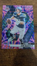 2025 Panini Mosaic Sam Darnold #27 Reactive Purple Prizm Seahawks Super Bowl QB