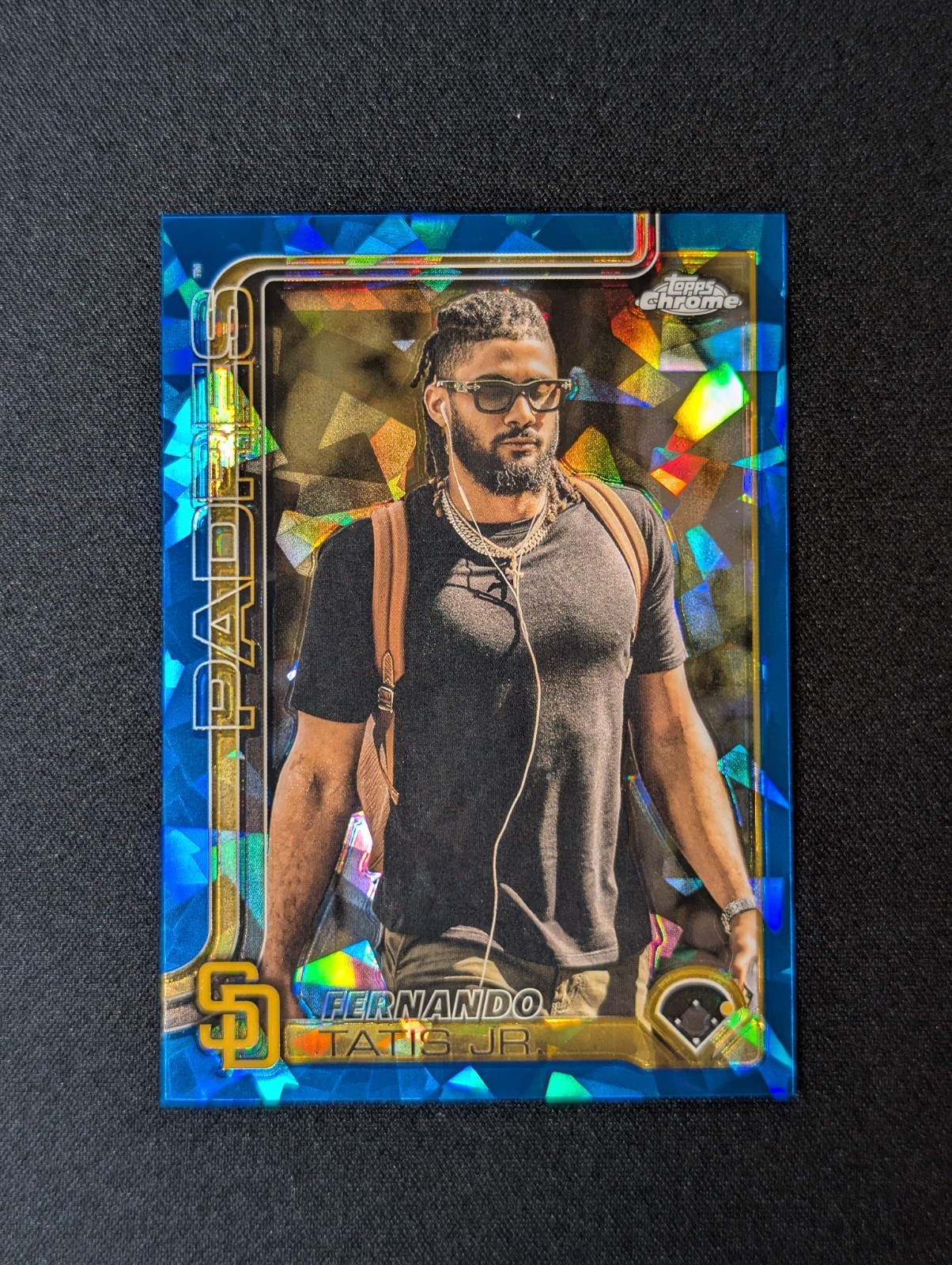 2025 Topps Chrome Sapphire Fernando Tatis Image Variation Padres #159
