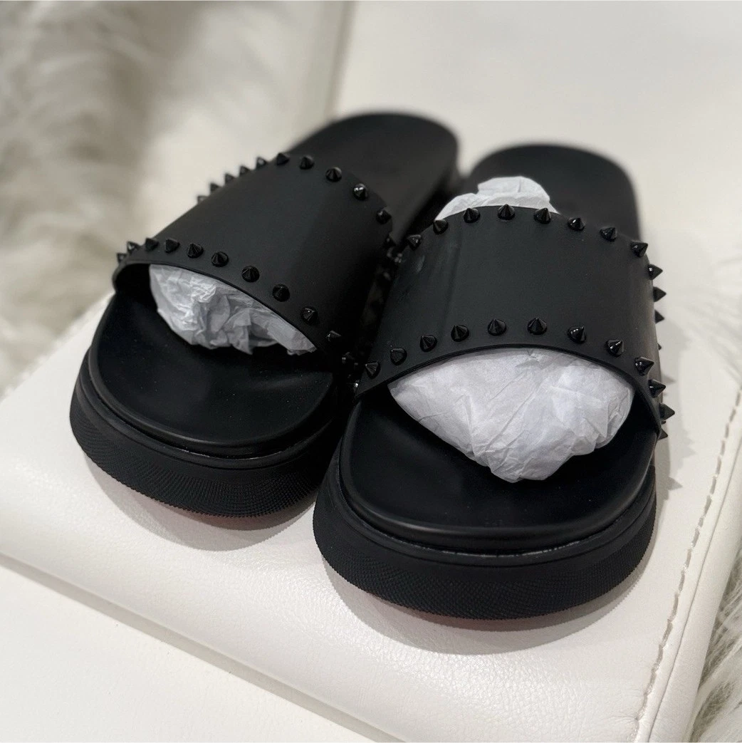 Christian Louboutin Black Sandals for Men for sale - eBay