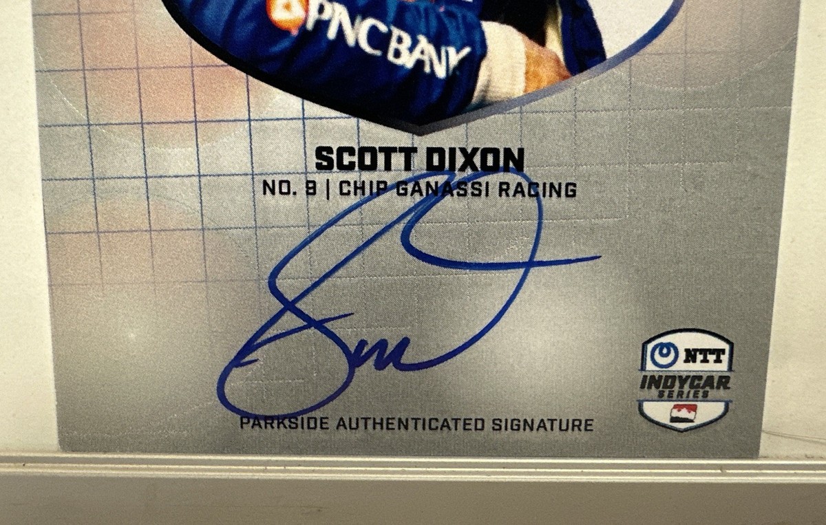 2025 Parkside Indycar Signature Series Scott Dixon Autographed